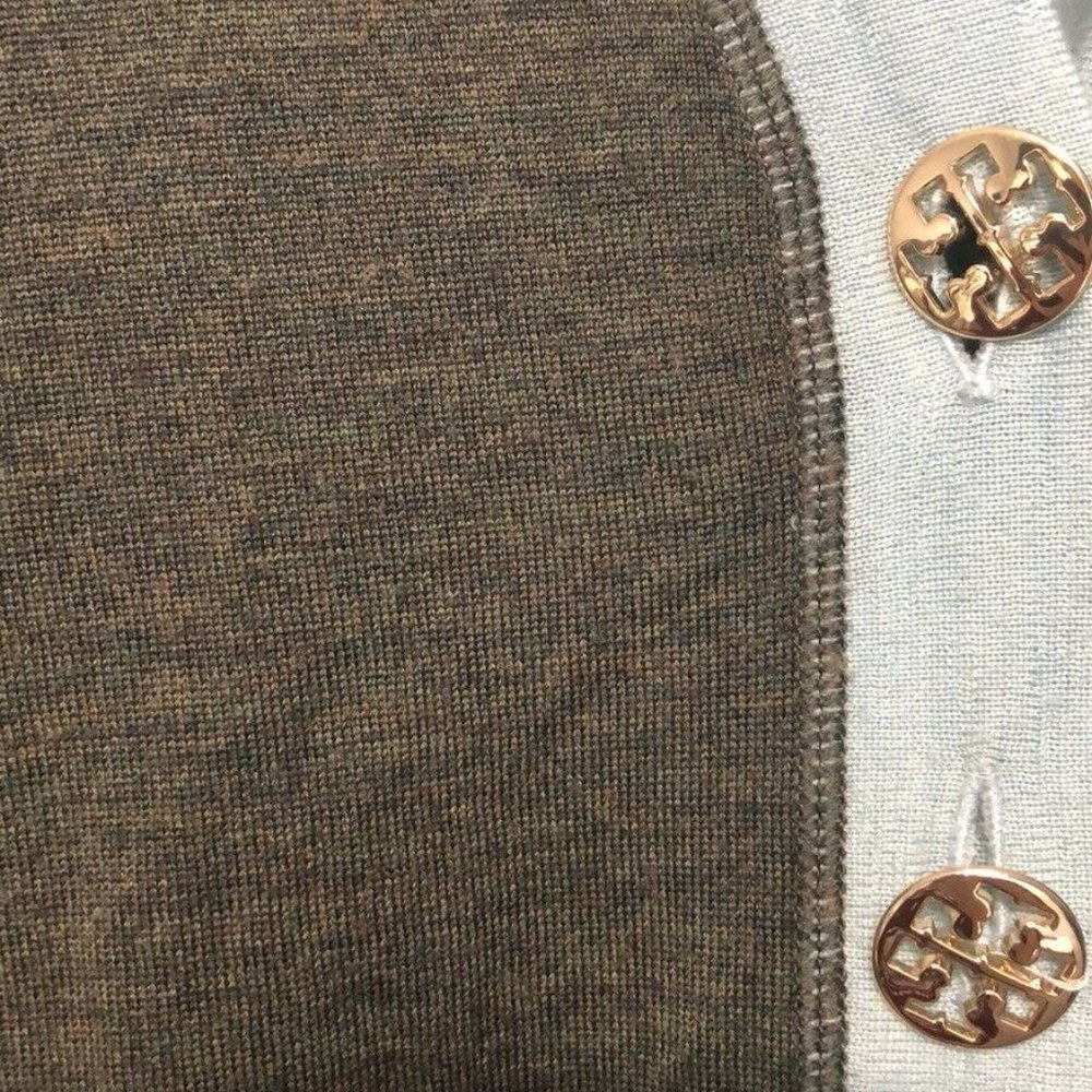 Tory Burch Simone Boyfriend Wool Cardigan - Picture 5 of 8